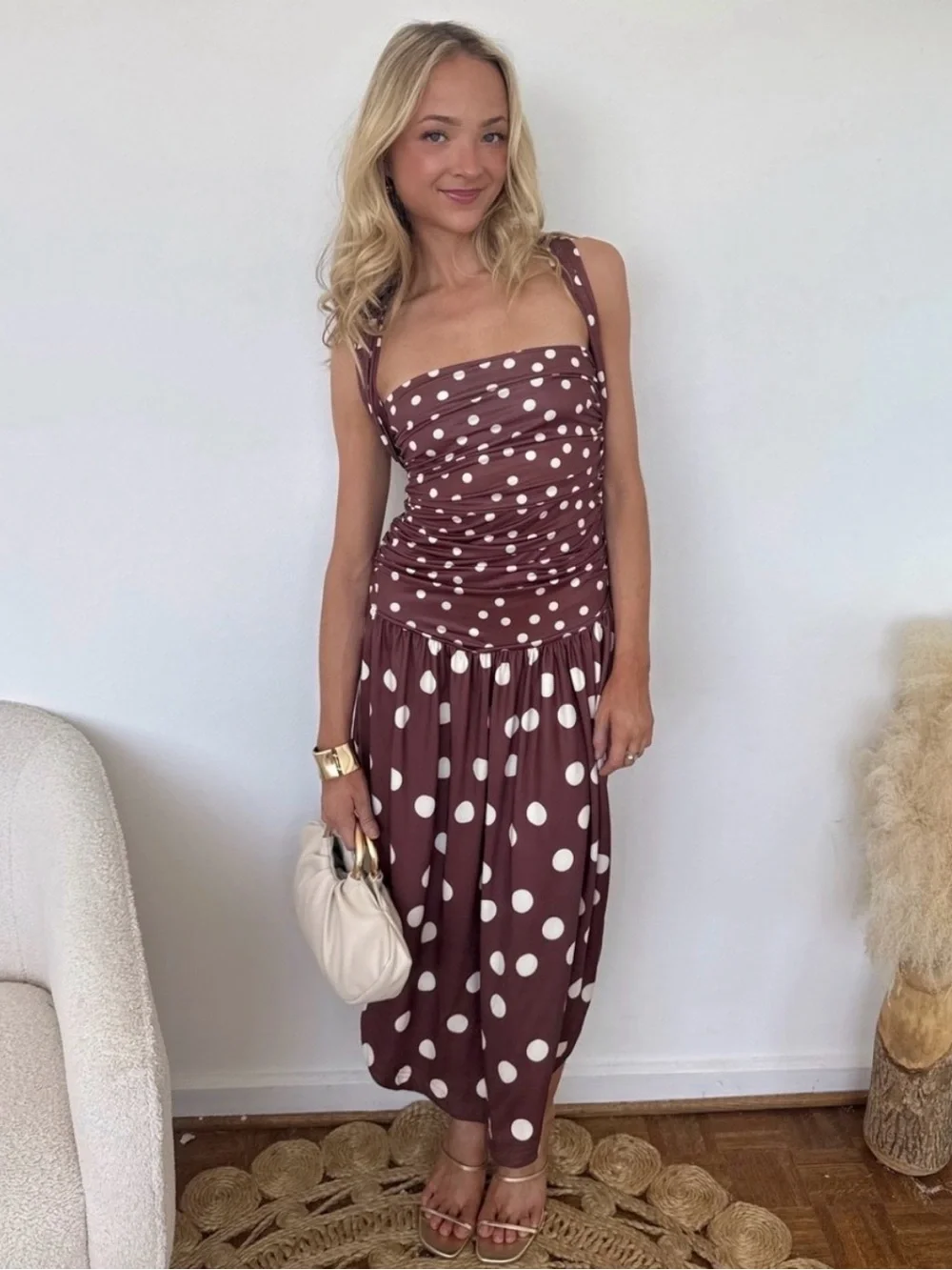 FREE PEOPLE Raylon Midi Dress M